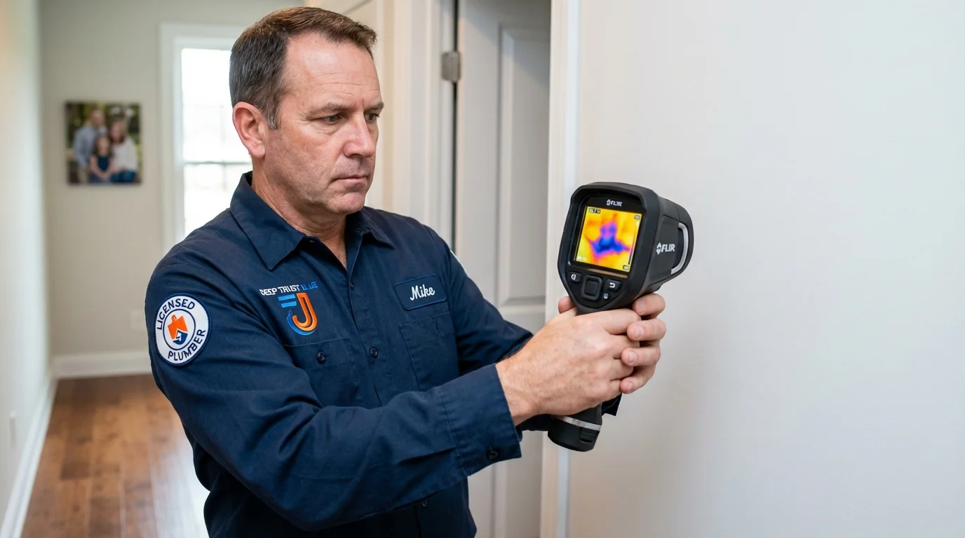 Thermal imaging leak detection by Johns Plumbing LLC in Livermore